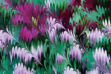 Image of Climatis + Chives (marbled) closeup
